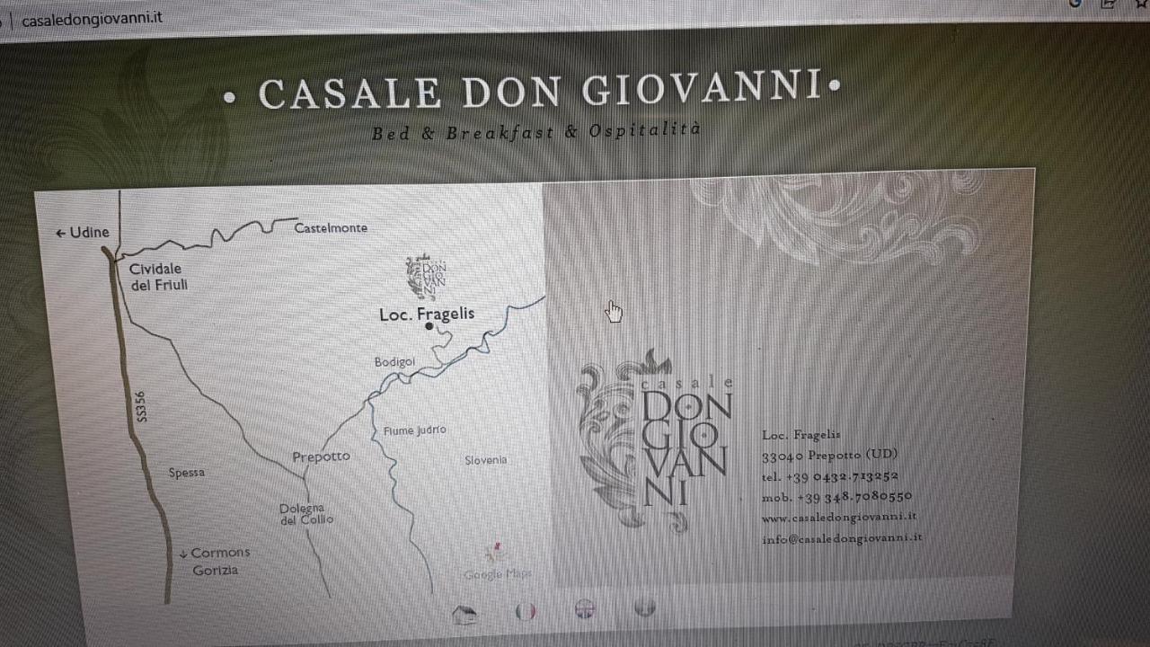 Casale Don Giovanni Prepotto (Udine) Exterior photo